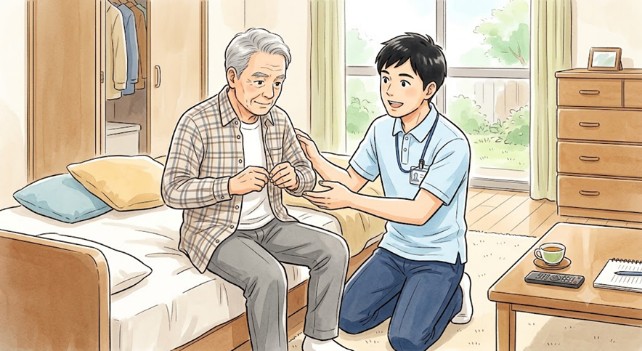 歩行練習の様子