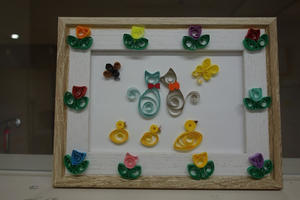 手術室の入口に飾ってある額縁